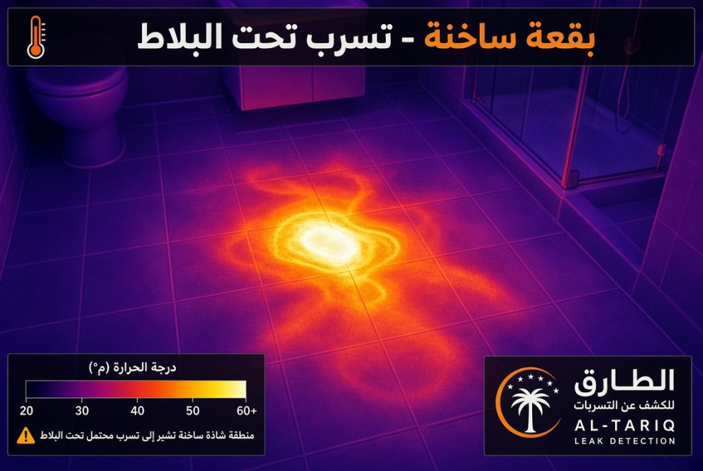 جهاز كشف تسرب المياه تحت البلاط