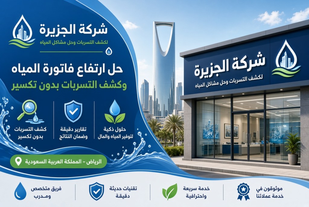 شركة حل ارتفاع فاتورة المياه بالرياض